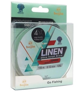 Dft Bojin 4x Linen İp Misina 0.12 Mm 150 M Yeşil