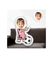 Kişiye Özel Fotoğraflı Futbolcu Yastık 115524 70 cm