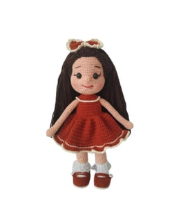 Domates Güzeli Fatoş Bebek Amigurumi Organik Oyuncak