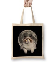 Cat MOON Lover LADY Gifts Bez Çanta Uzun Saplı