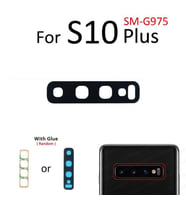 Tkgz Samsung Galaxy S10 PLUS Arka Kamera Camı Lens Yapışkanlı