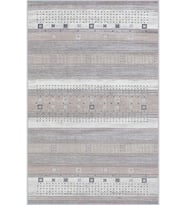 Eliana Home Baskılı, Yıkanabilir Kaymaz Taban Salon Halısı LNA0427 100x150 cm (Bej)