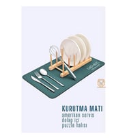 Bulaşık Durulama Kurutma Matı Süzücü Emici D.Reohouri Design