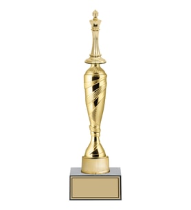 ODAK KUPA - Figürlü Kupalar - Satranç Figürlü Kupalar FG-027 C - 36 cm