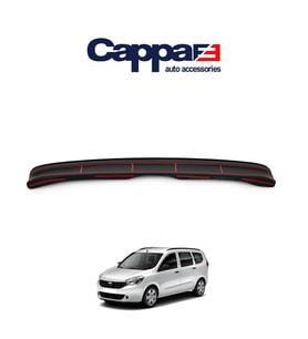 CAPPAFE Dacia Lodgy Arka Tampon Eşiği Koruma Akrilik (ABS) 2013-›