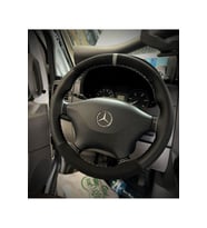 DİKİŞLİ DİREKSİYON KILIFI NOKTALI/NUBUK GRİ YÜZÜK DİKİŞLİ MERCEDES SPRİNTER (2014 sonrası) Uyumlu