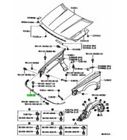 Far Alt Çıtası Corolla Ae-1992 (1 Adet) (Oem No: 53903-12030)
