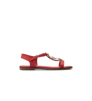 Kadın Toka Detaylı Sandalet 25y 25161301y Z Beyaz (Kırmızı)