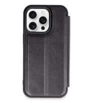 iPhone 14 Pro Max Kılıf Flip Cover - Siyah