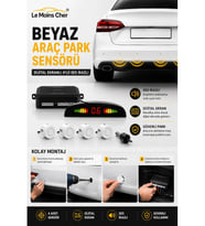 Hyundai Accent Admire GL Beyaz Araç Park Sensörü Dijital Ekranlı 4'lü Ses İkazlı