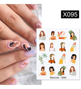Su transferli nail art sticker X095 (52340-15)