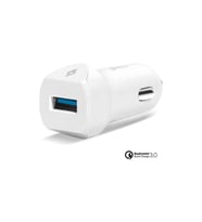 Ttec SpeedCharger QC 3.0 Serisi Hızlı Araç Şarj Adaptörü Beyaz