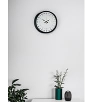 36 Cm Siyah 24 Saat Göstergeli Duvar Saati (Standart)