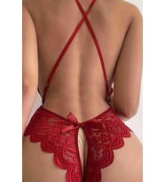 Özel Böesi Açık Dantelli Fantazi Babydoll