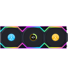 Lian Li Uni Fan Sl Wireless Lcd 3X120Mm Siyah Kasa Fanı (G99.12Sllcd1W3B.00)
