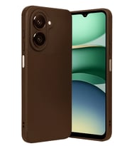 Samsung Galaxy A07 Kılıf Karbon Silikon Case Kapak (KAHVE)