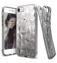 Ringke Air Prism 3D Elmas Yansıması iPhone 7 ile Uyumlu KIlıf Smoke Black
