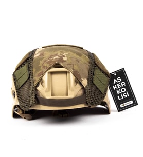 Yeni Kamuflaj Kısa Airsoft Askeri Kask Kılıfı