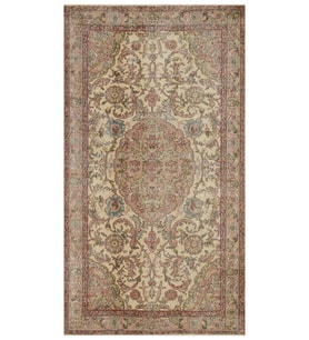 Benzersiz El Yapımı Eskitme Halı 159x283 cm 10138