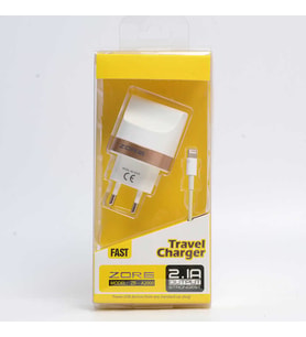 Lexroo Tiger 2000 Mah 2 in 1 Lightning Ev Şarj Seti - Beyaz