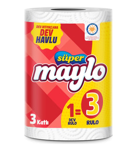 Maylo Süper Dev Havlu 1=3 Rulo