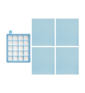 Philips PowerPro Active FC9525/09 Uyumlu FC8058/01 Filtre Seti  1x Hepa Filtre - 4x Sünger Filtre
