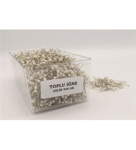 500 Gr Başlı Toplu İğne - STD Beyaz