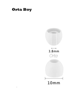 Northcity Kulaklık Silikonu 10mm Orta Boy Beyaz - Samsung ile Uyumlu 1 Çift 2 Adet