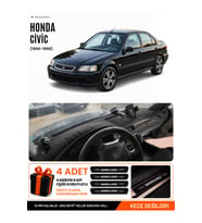 HONDA CİVİC (1996-1998) Uyumlu Torpido Örtüsü Torpido Kılıfı - Siyah