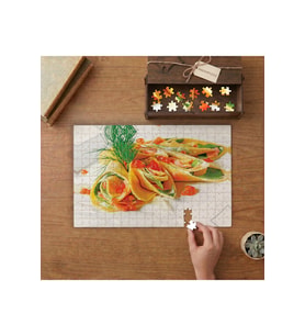 Meyveli Krepler Tasarımı 240 parça Ahşap Puzzle Ahşap Kutuda MP01882