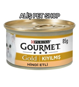 Purina Gourmet Gold Kıyılmış Hindili Kedi Yaş Mama 85 gr 24 Adet