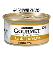 Purina Gourmet Gold Kıyılmış Hindili Kedi Yaş Mama 85 gr 24 Adet