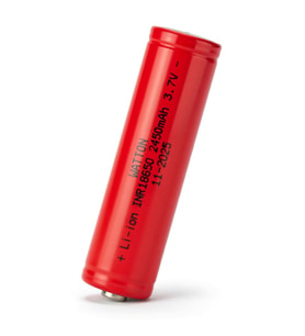 18650 2450mAh 3.7V Li-ion Şarj Edilebilir Pil Güçlü Performans Yüksek Kapasiteli WT-INR18650