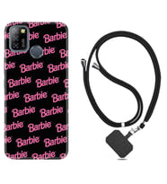 INFINIX Smart 4 5 6 Zero 8 S5 Pro Kılıf Boyun Askılı Silikon Barbie 1404