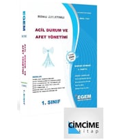 Egem Eğitim Yayınları 1.sınıf 2.yarıyıl Acil Dur Ve Afet Yön K.a Bahar Dönemi - Egem (Çok Renkli)