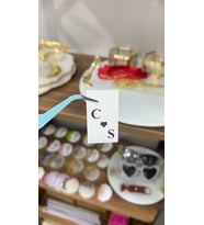 Söz, Kına, Nişan, Düğün Süsleme Kartı 3x5 cm Kraft Renk - 50 Adet - Arletikettasarım