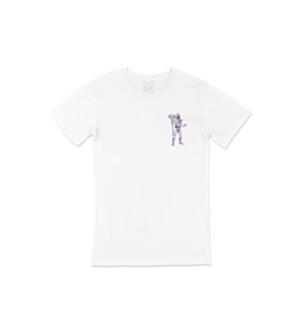 He-Man İskeletor Cep Logo Tasarımlı Beyaz Tişört