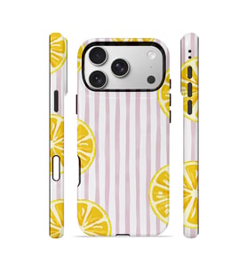 iPhone 17 Pro Vorian Çift Katmanlı Kılıf Pink Lemon Window