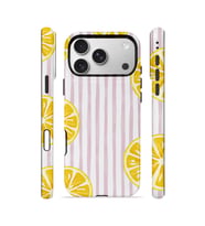 iPhone 17 Pro Vorian Çift Katmanlı Kılıf Pink Lemon Window