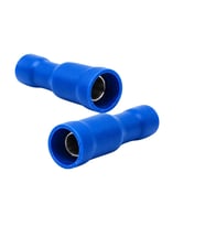 Powermaster PM-39054 1,5-2,5MM2 Kesit 24X7x5mm Soket Mavi İzoleli Kablo Pabucu (100'Lü Paket)