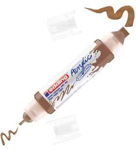 Edding 5400 Akrilik Boyama Markörü 3D Double Liner FINDIK KAHVESİ 
