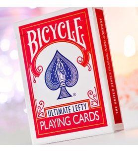 Bicycle Ultimate Lefty Deck Red Hileli Premium Oyun Kağıdı iskambil Kartları Destesi