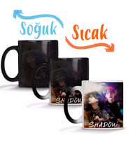 BTS Suga Shadow Sihirli Kupa Bardak Porselen
