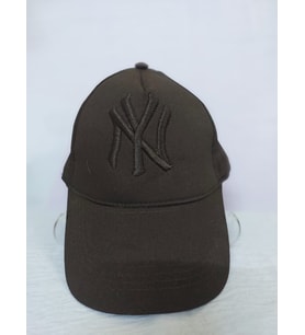 Unisex Siyah Renk Siyah Logo Beyzbol New York Şapka