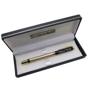 Signator® M592 Slim Gold Siyah Roller Kalem  İsme Özel Kalem  Hediyelik Kalem (Karışık)