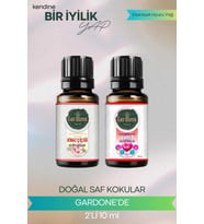 Kiraz Çiçeği + Amber ( Oda Kokusu Aroma Terapi Buhurdanlık / Difüzör Yağı ) Set 2 Adet x 10 ML
