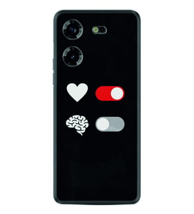 Tecno Pova 5 Kılıf Silikon Desen Özel Seri Love Brain 1722
