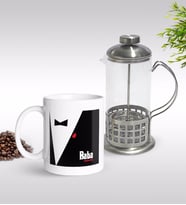 BK Gift Kişiye Özel Baba Godfather Tasarımlı Kupa & French Press Seti-10 (Model 1)