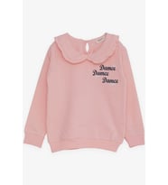 Breeze Kız Çocuk Sweatshirt Bebe Yaka 1.5-5 Yaş, Pembe