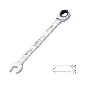 İzeltaş 0340 Cırcır Kombine Anahtar 13 mm